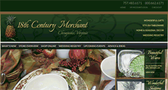 Desktop Screenshot of 18thcenturymerchant.com